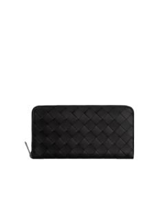 Bottega Veneta Intrecciato Zip Around Wallet