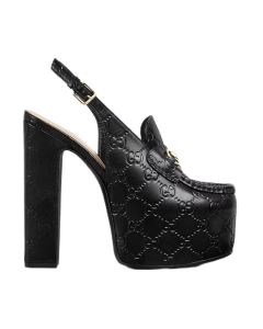 Gucci Women's Horsebit platform loafer slingback