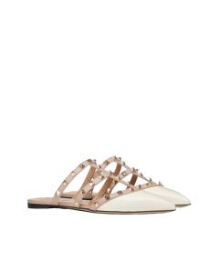 Valentino ROCKSTUD PATENT-LEATHER MULE