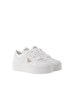 Prada Downtown Bold leather sneakers