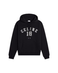 celine 16 loose hoodie in COTTON FLEECE