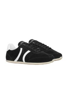 CELINE JOGGER LOW LACE-UP SNEAKER WITH TRIOMPHE in SUEDE CALFSKIN AND CALFSKIN