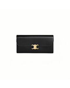 Celine LARGE WALLET TRIOMPHE IN SHINY CALFSKIN