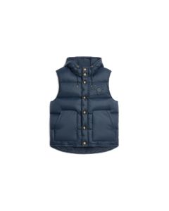 Celine oversized sleeveless down jacket in lightweight nylon
