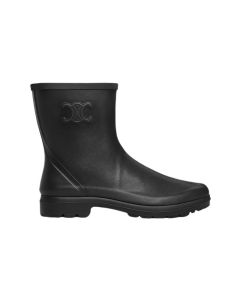 MID CELINE RAIN BOOTS in Natural Rubber