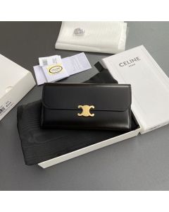 Celine LARGE WALLET TRIOMPHE IN SHINY CALFSKIN