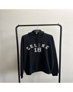 celine 16 loose hoodie in COTTON FLEECE