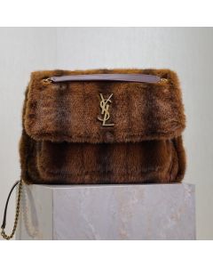 YSL NIKI large in shearling