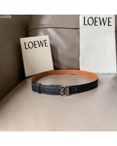 LOEWE Anagram belt in pebble grain calfskin