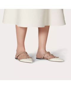 Valentino ROCKSTUD PATENT-LEATHER MULE