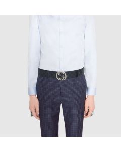 Gucci GG belt with Interlocking G buckle