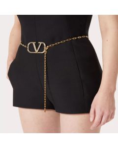Valentino VLOGO SIGNATURE CHAIN BELT
