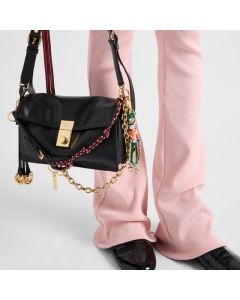 Prada Soft Sound small leather shoulder bag with charms