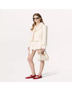VALENTINO GARAVANI ALLTIME SMALL HANDBAG IN GRAINY CALFSKIN