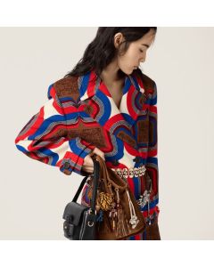 MIU MIU Suede bag with trick