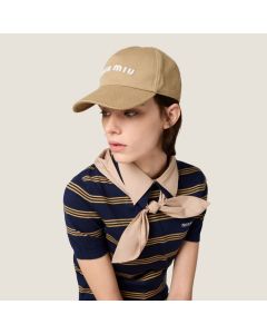 Miu Miu Drill baseball cap