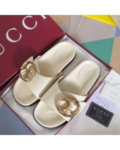 Women's Gucci Marina chain slide sandal