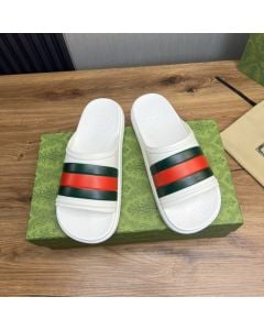 Gucci Men's Web slide sandal