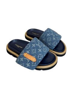 LV Pool Pillow Flat Comfort Mule