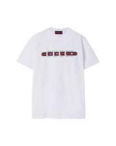 Gucci Printed cotton jersey T-shirt