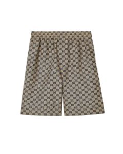 Gucci GG linen blend shorts