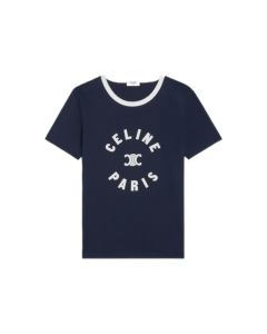 Celine Triomphe t-shirt in cotton jersey