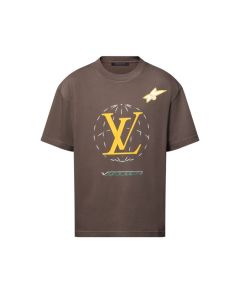 LV Washed Embellished Cotton T-Shirt