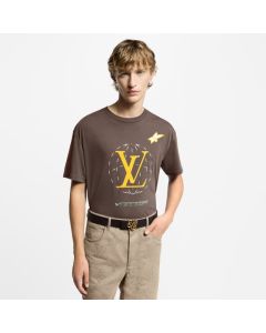 LV Washed Embellished Cotton T-Shirt