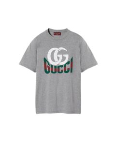 Gucci Printed cotton jersey T-shirt