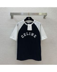 celine loose t-shirt in cotton jersey