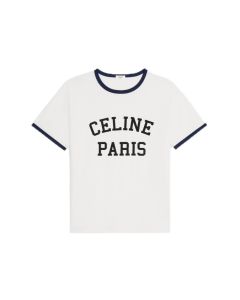 CELINE PARIS loose t-shirt in cotton jersey