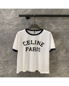 CELINE PARIS loose t-shirt in cotton jersey