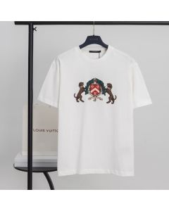 LV Embellished Cotton T-Shirt