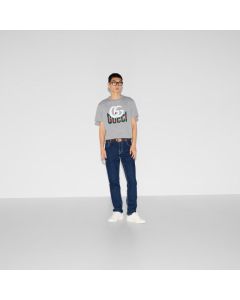 Gucci Printed cotton jersey T-shirt