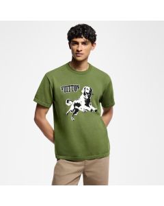 LV Short-Sleeved Cotton Crewneck