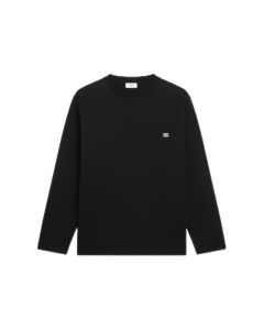 Celine triomphe t-shirt in cotton jersey