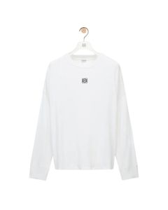 LOEWE Oversized fit long sleeve T-shirt in cotton