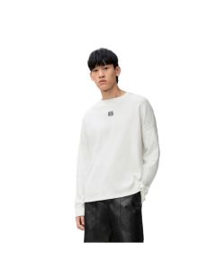 LOEWE Oversized fit long sleeve T-shirt in cotton