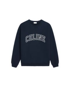 celine loose sweatshirt in COTTON FLEECE