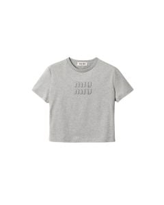 MIU MIU Cotton jersey T-shirt