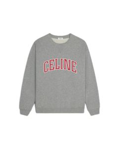celine loose sweatshirt in COTTON FLEECE