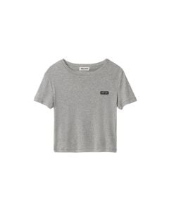 MIU MIU Ribbed jersey T-shirt