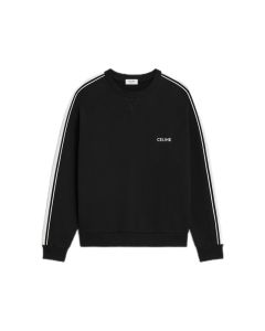 celine loose sweatshirt in cotton fleece