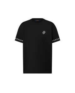 LV Short-Sleeved Cotton Crewneck