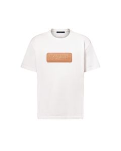LV VVN Patch Short-Sleeved Cotton Crewneck