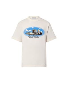 LV Graphic Short-Sleeved Cotton Crewneck