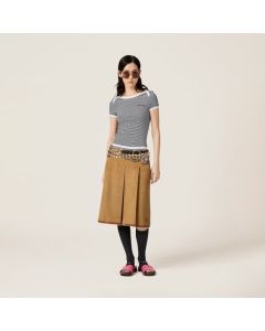 Petit Bateau X Miu Miu ribbed jersey t-shirt