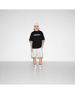 Gucci Printed cotton jersey T-shirt