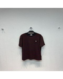 Celine triomphe regular t-shirt in striped jersey