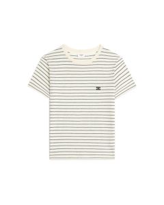 Celine TRIOMPHE REGULAR T-SHIRT IN STRIPED JERSEY